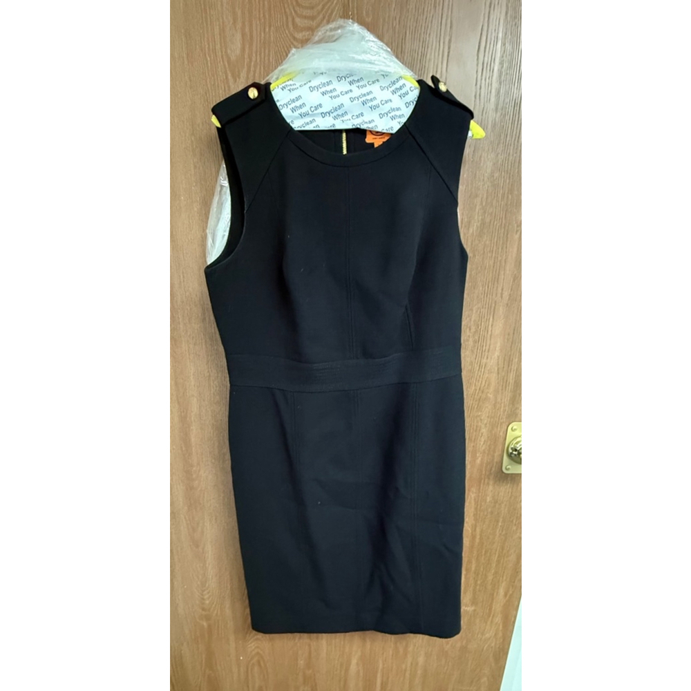 Women's Tory Burch Black Dress Size 12 - Picture 2 of 5